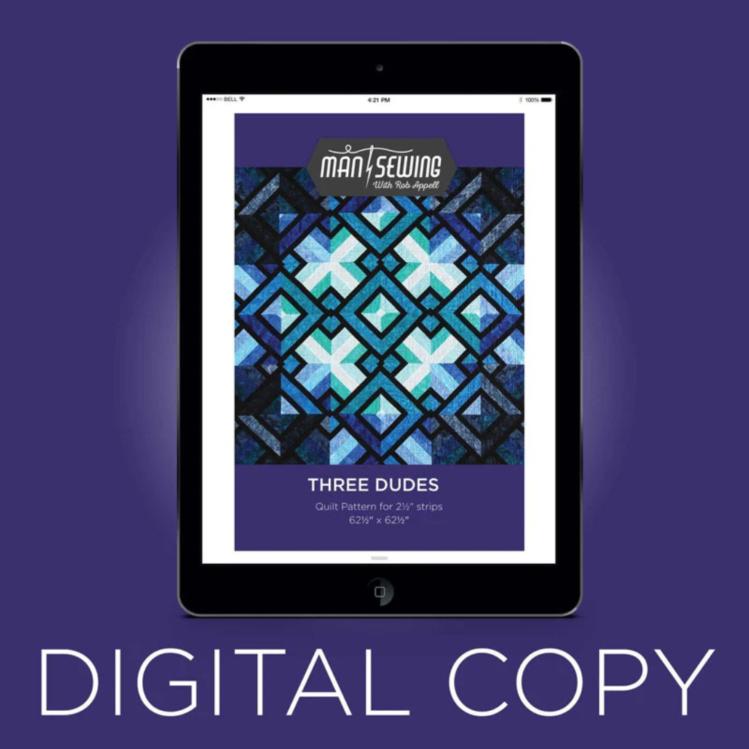 browse digital quilting patterns from Man Sewing here.