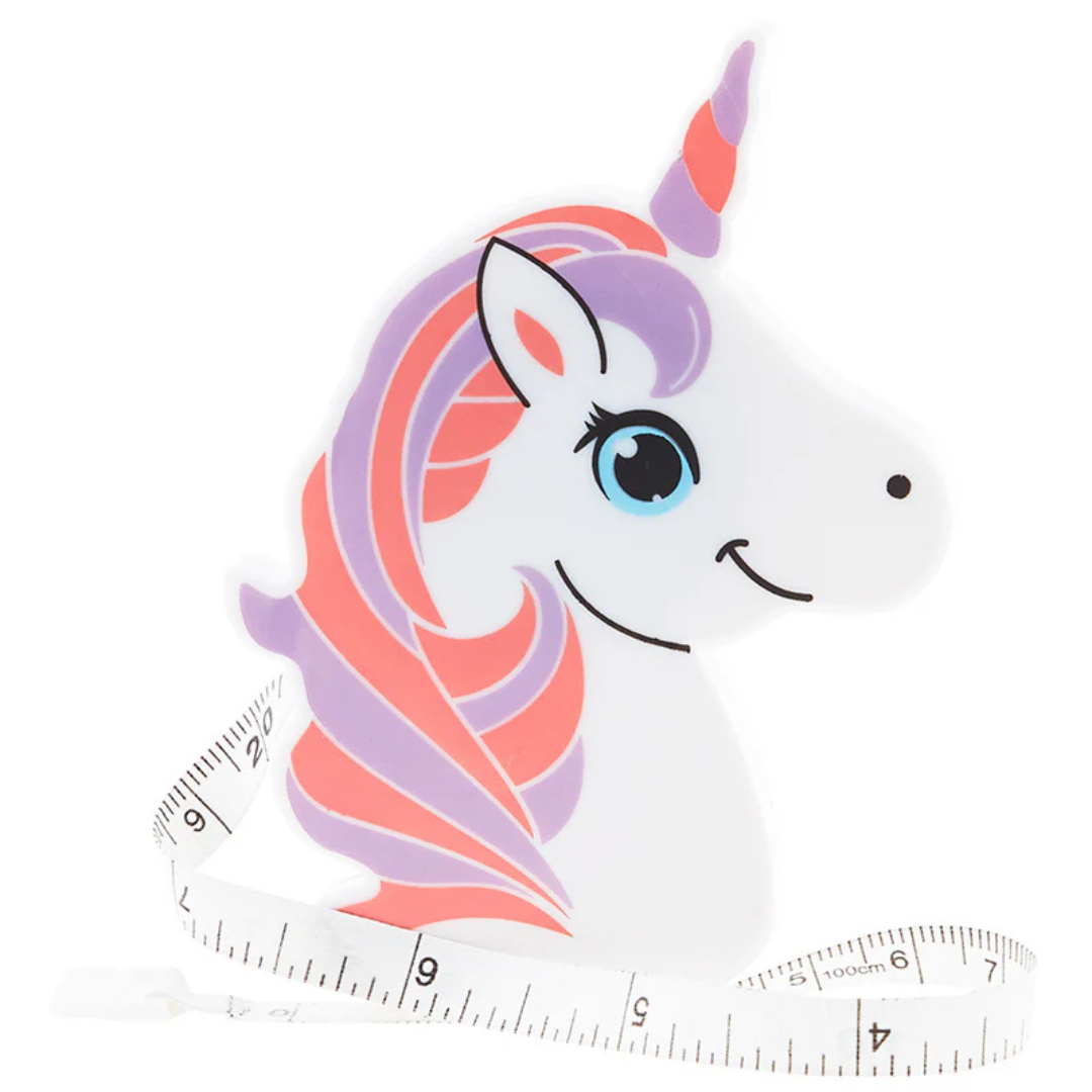 Browse Tacony quilting notions like this cute unicorn tape measure.