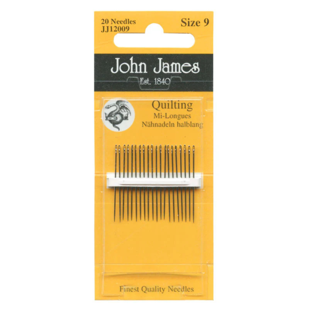 shop a variety of John James needles for sewing, quilting, and embroidery.