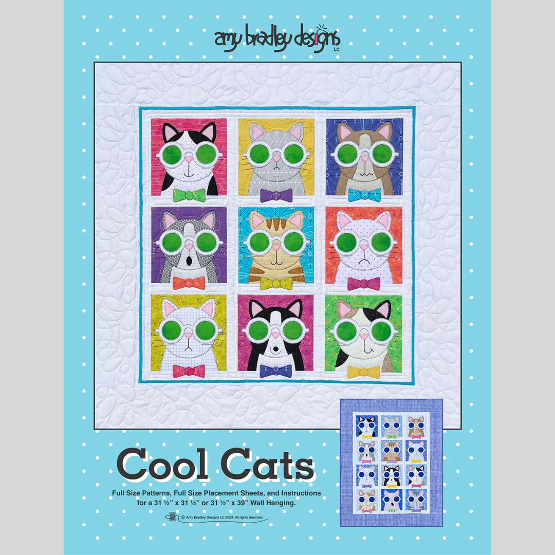 Browse cute kids quilt patterns by Amy Bradley Designs.