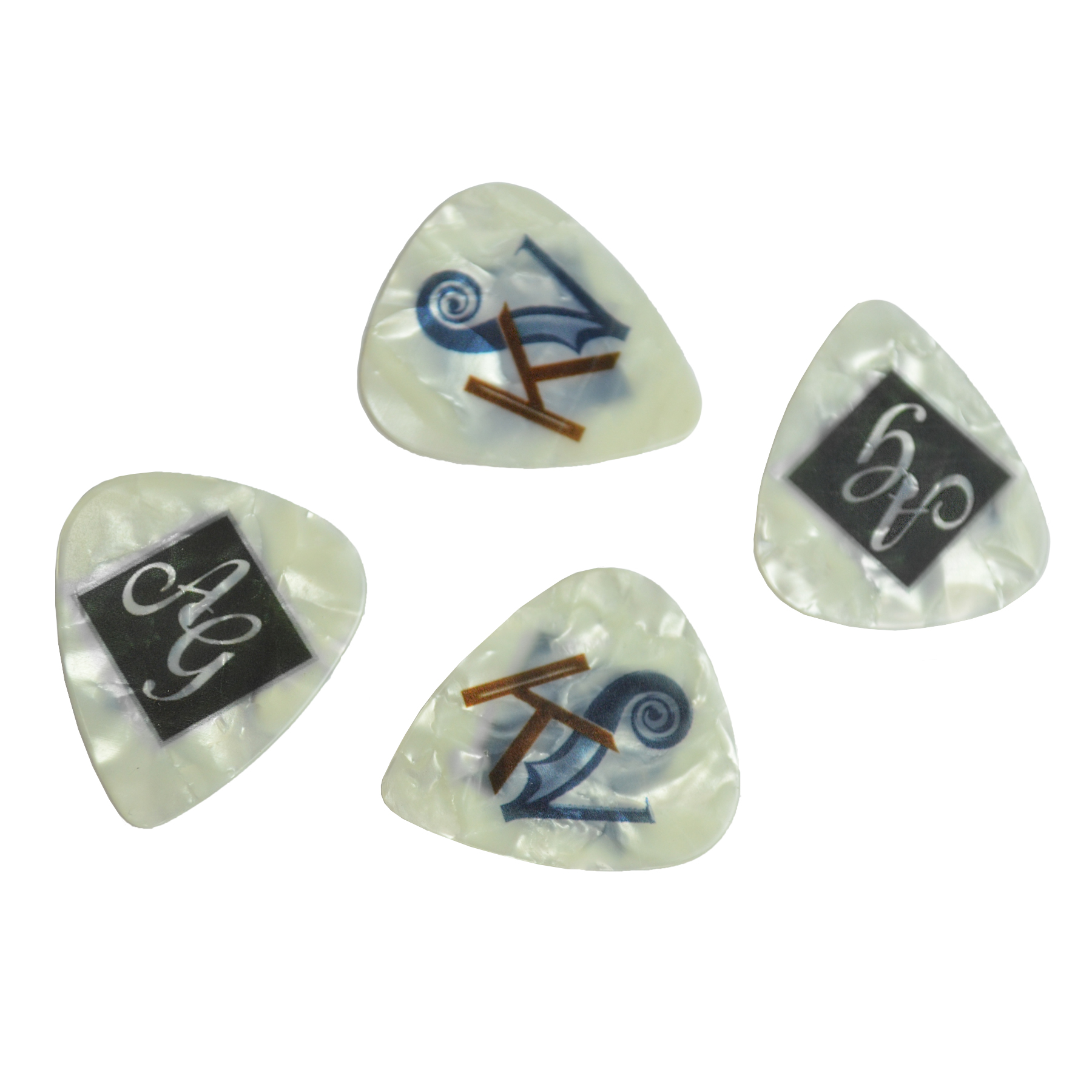 Kennedy Violins Premium Celluloid Guitar Picks in action