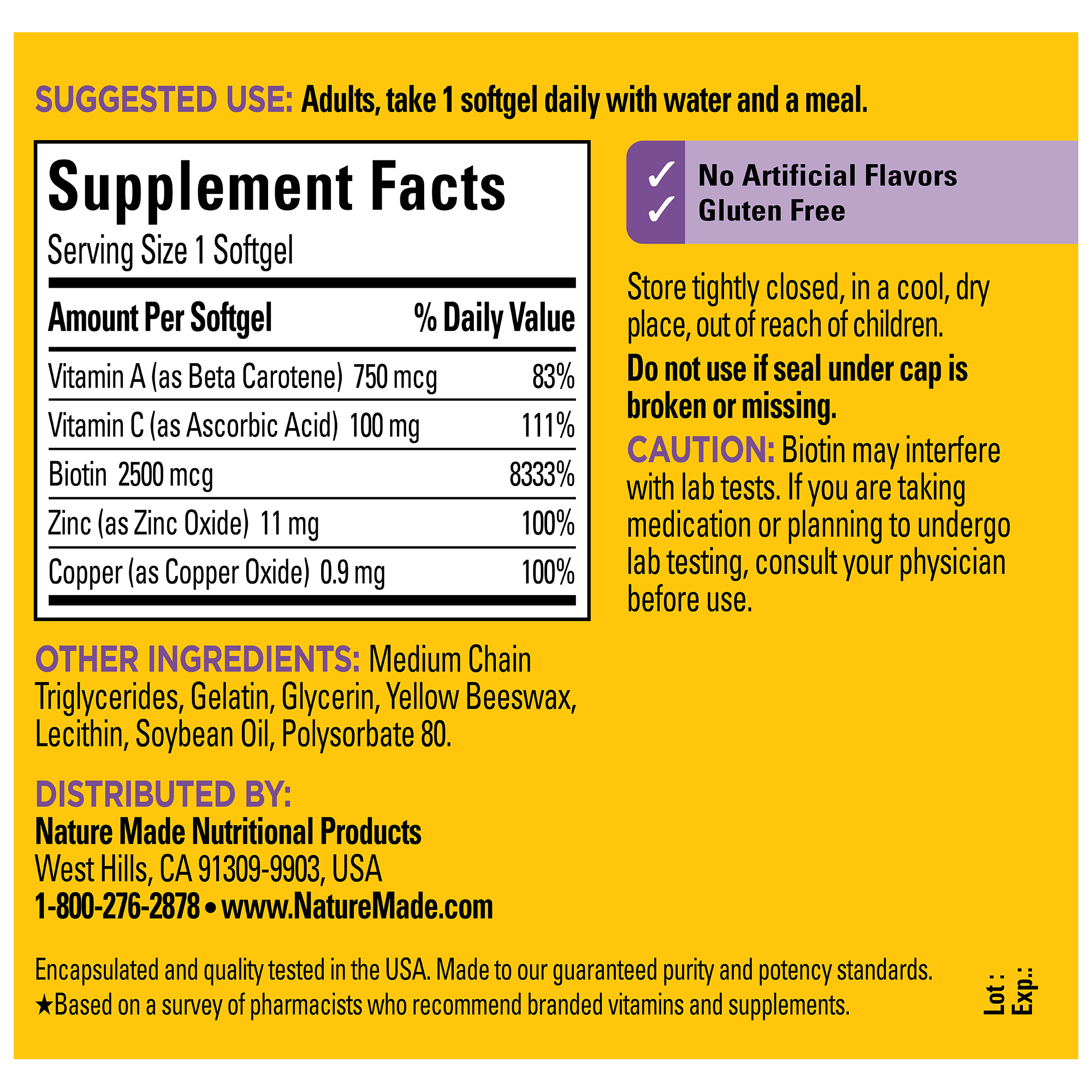 Product Ingredients Callout