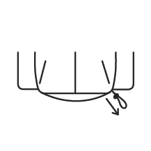 Adjustable Drawcord At Curved Hem