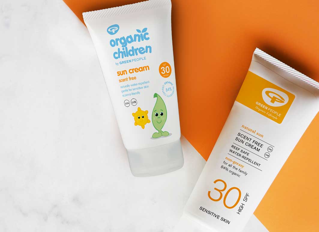 Gentle sun cream for eczema-prone skin