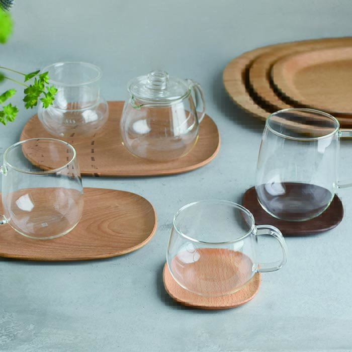 KINTO UNITEA COASTER 100×100MM BEECH