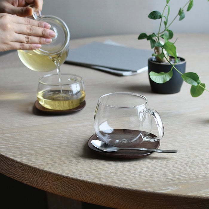 KINTO UNITEA COASTER 100×100MM WALNUT