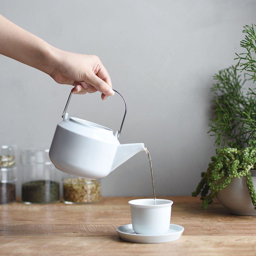 KINTO LT TEAPOT 600ML WHITE