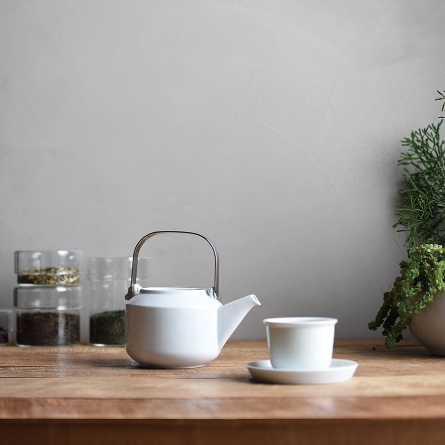 KINTO LT CUP & SAUCER WHITE