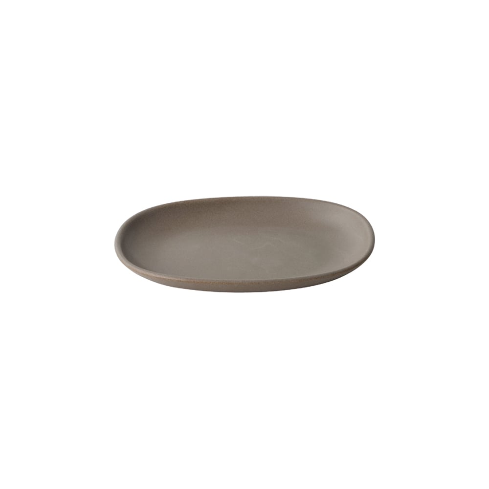 KINTO NEST RECTANGLE PLATE 195MM BROWN