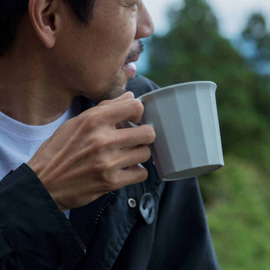 KINTO ALFRESCO MUG BEIGE