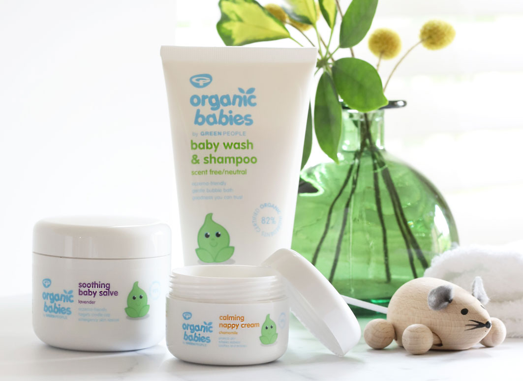 organic baby shampoo and lotion