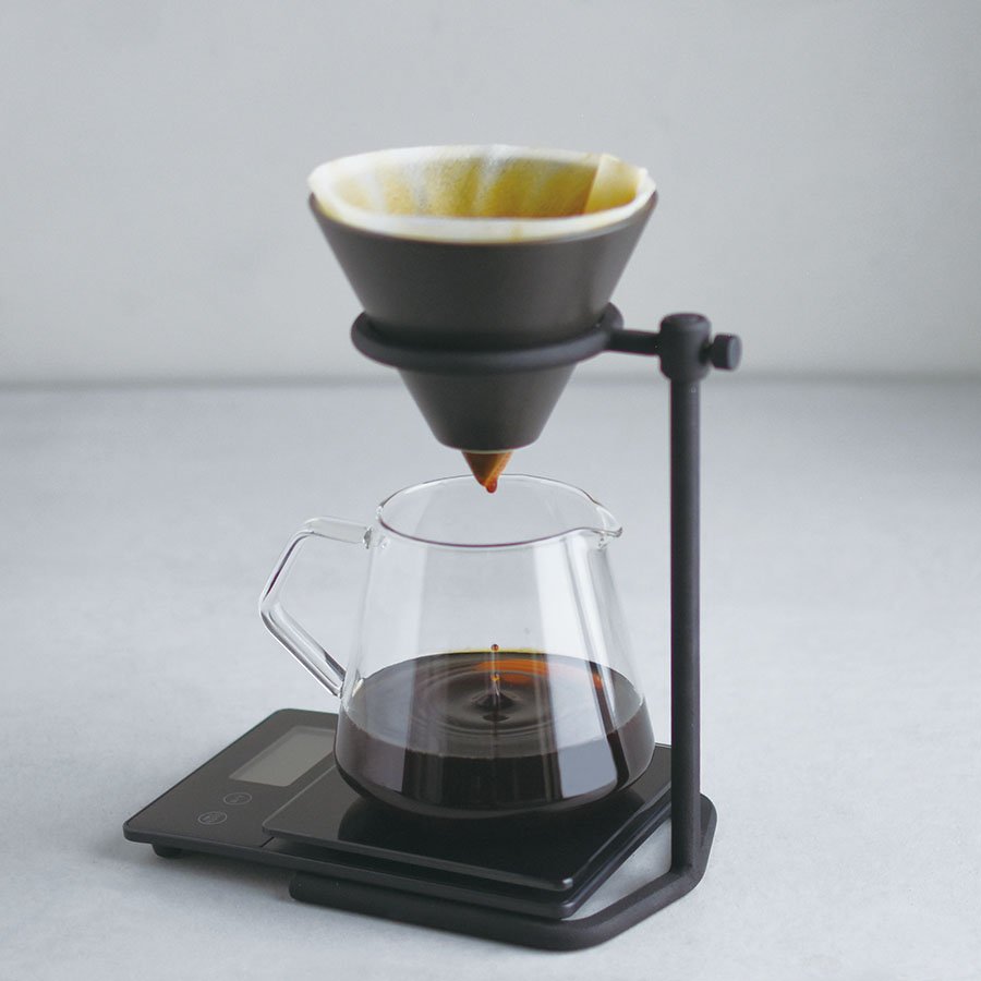 KINTO SCS-S04 BREWER STAND SET 4CUPS BLACK-NO-COLOR