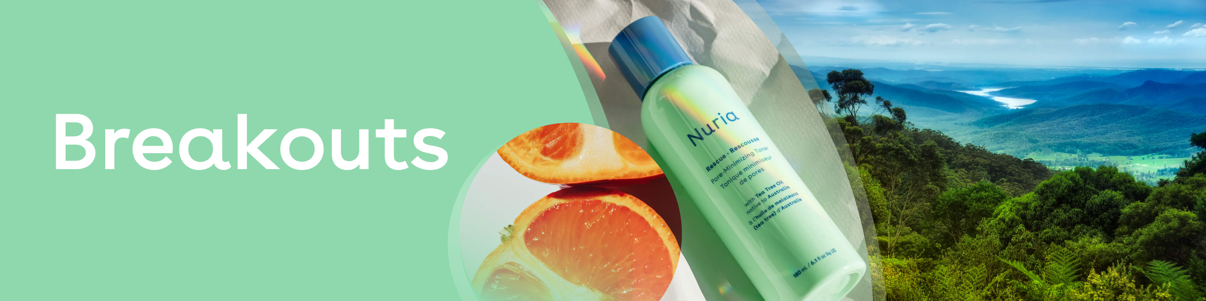 Breakouts - Nuria's products for your skin concerns