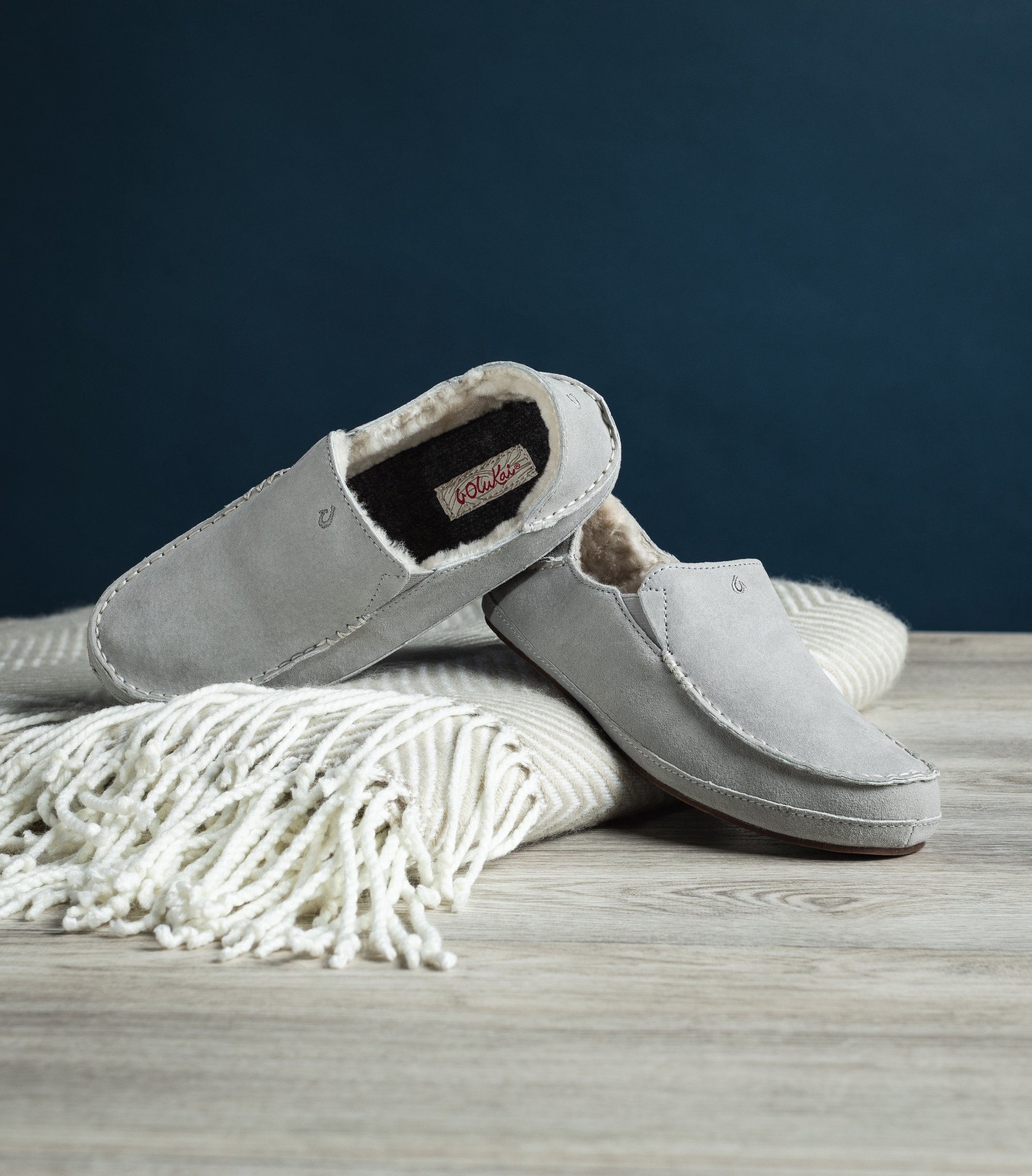 OluKai Nohea Slipper - Pale Grey | Women's Slippers | OluKai Canada