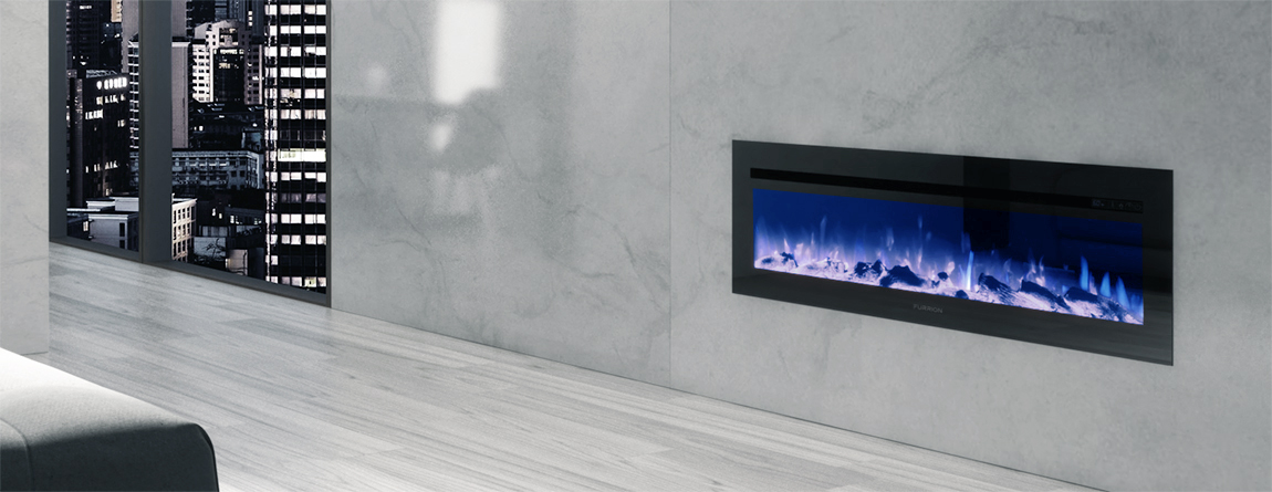 26” Electric Fireplace - Wood