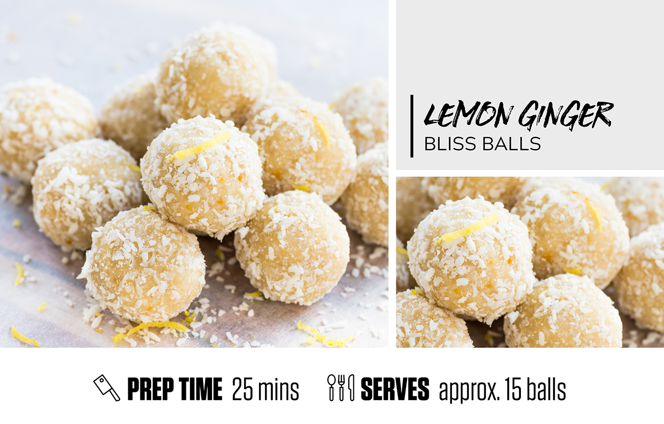 Lemon Ginger Bliss Balls Switch Nutrition