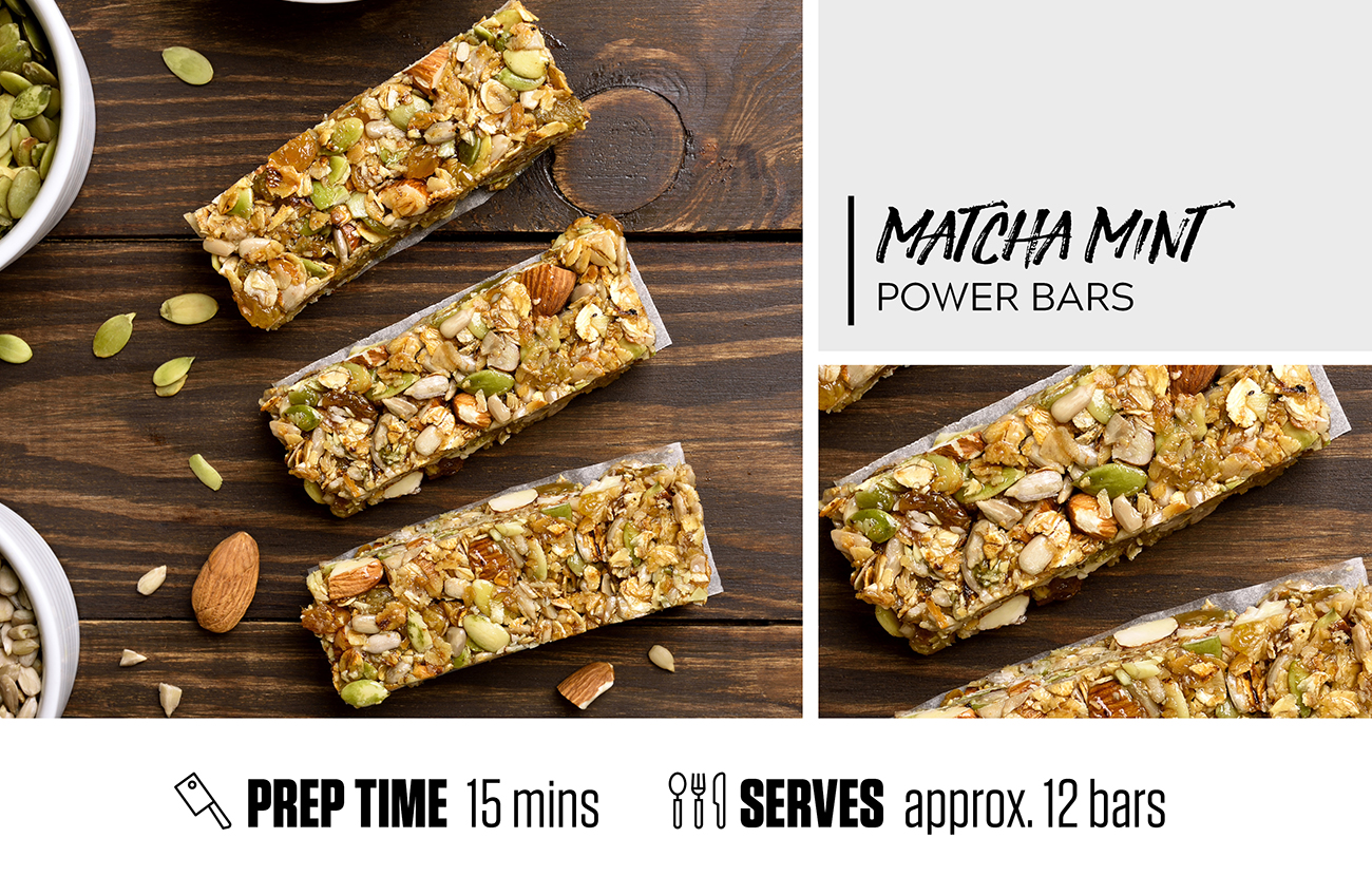 Matcha Mint Power Bars Switch Nutrition