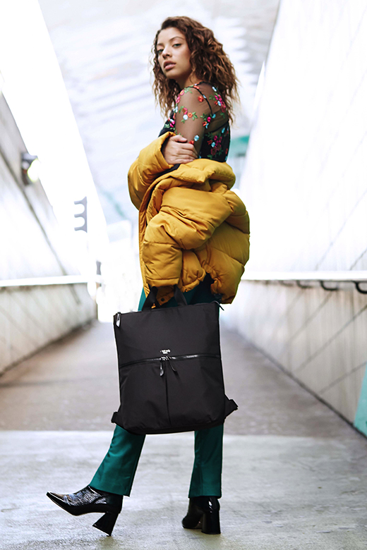 KNOMO Reykjavik Laptop Tote Backpack - 15" Feature Rectangle Image 2 | knomo.com