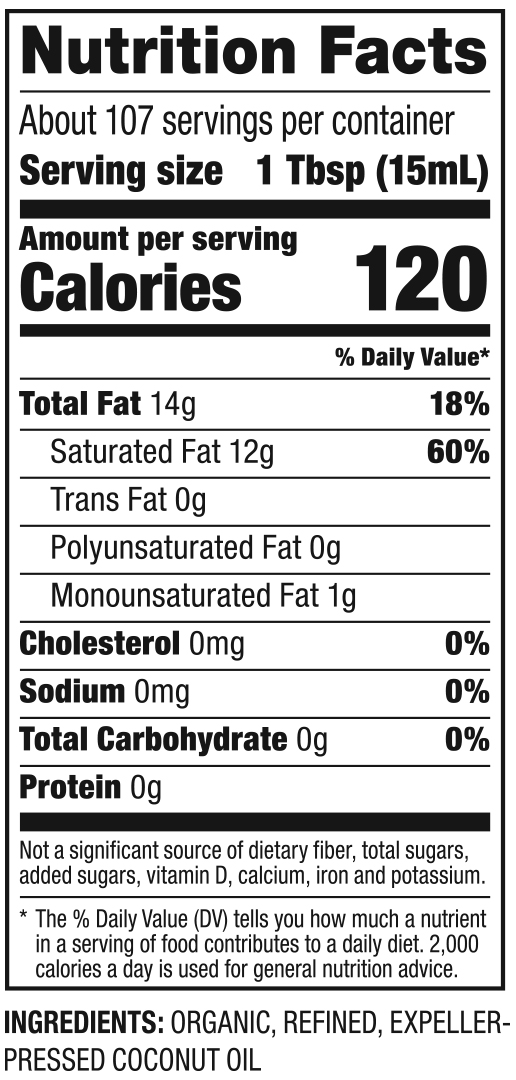 Organic Refined Coconut Oil Nutiva