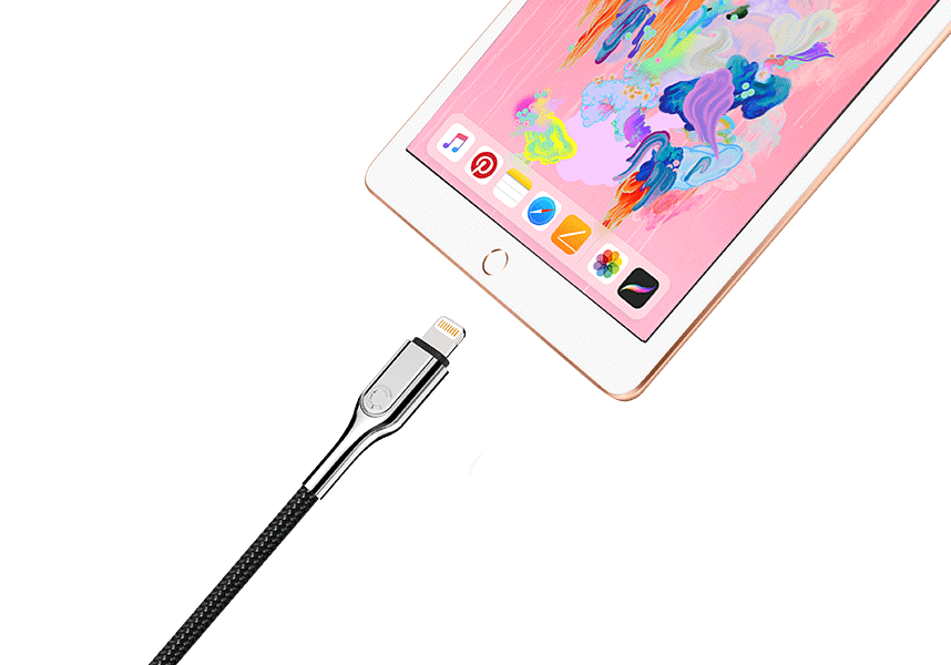 Cygnett Armoured 1M Lightning to USB-C Cable 29W fast charging for iPad