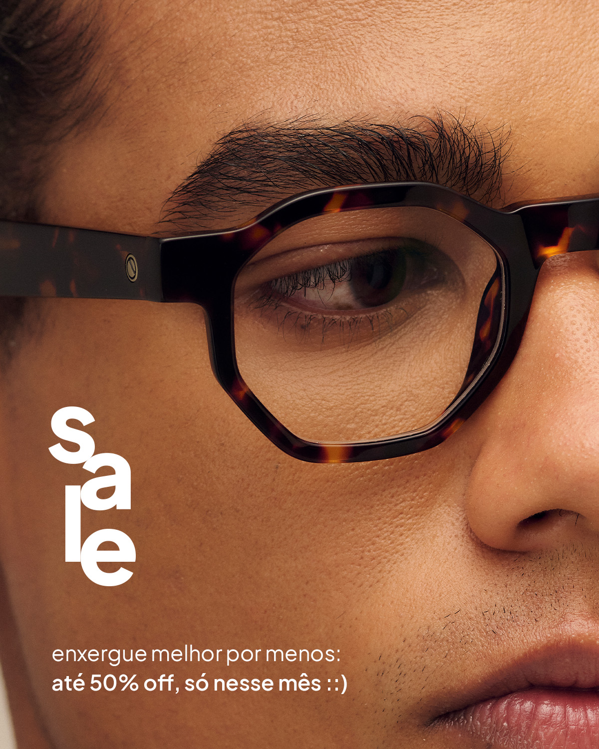 Representação para a coleção: Óculos de Grau Masculino