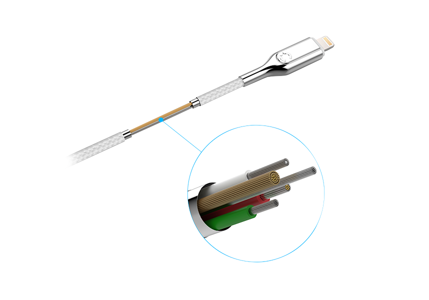 Cygnett Lightning to USB-C Cable