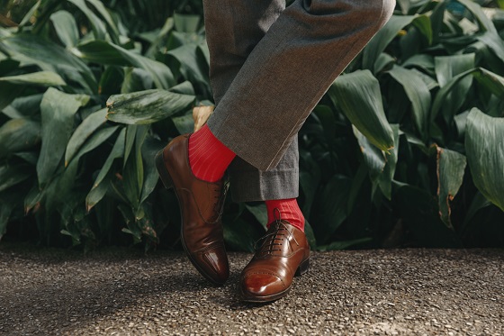 Knee high socks for Men Mes Chaussettes Rouges