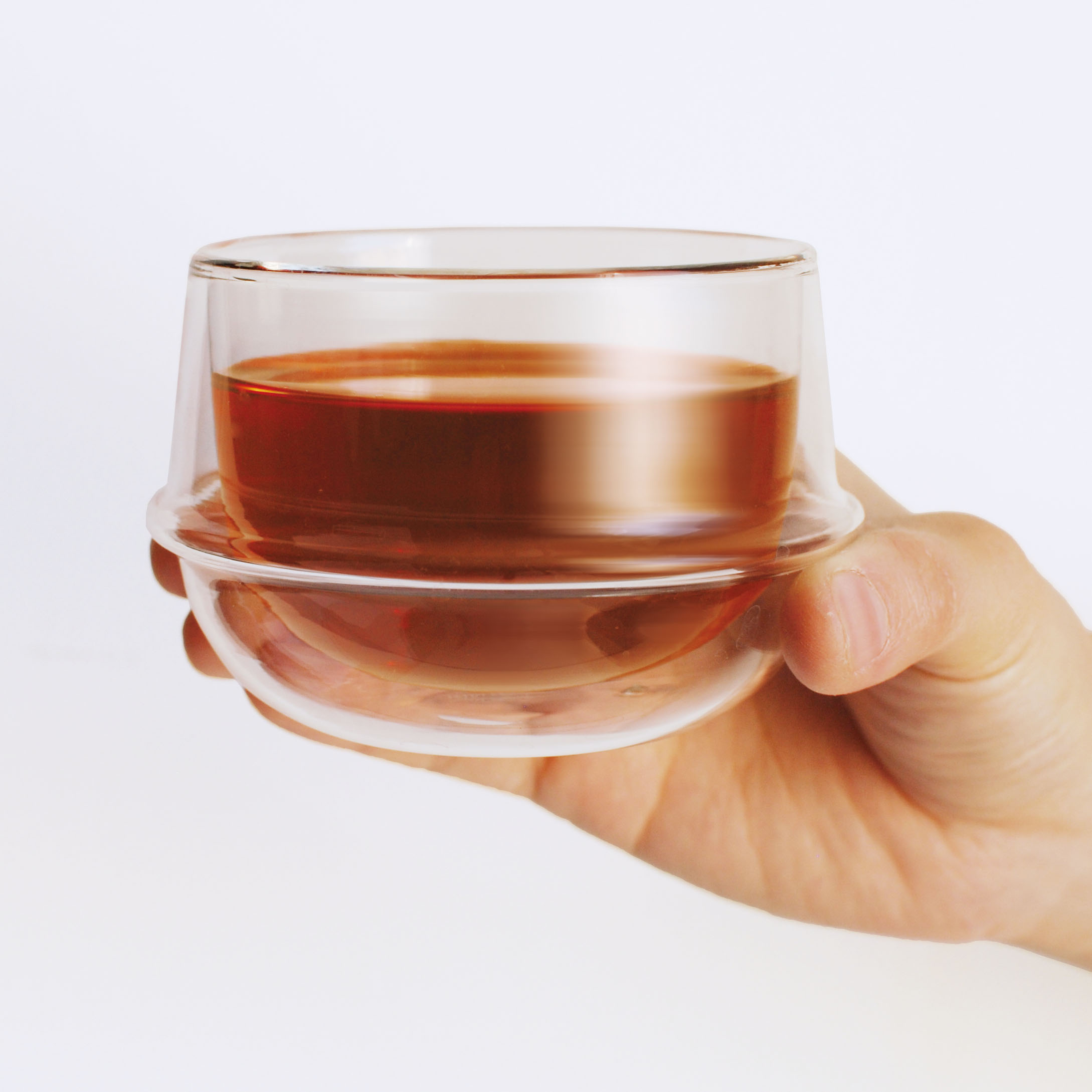 Toni Double Wall Glass Teacup – Tay Tea LLC