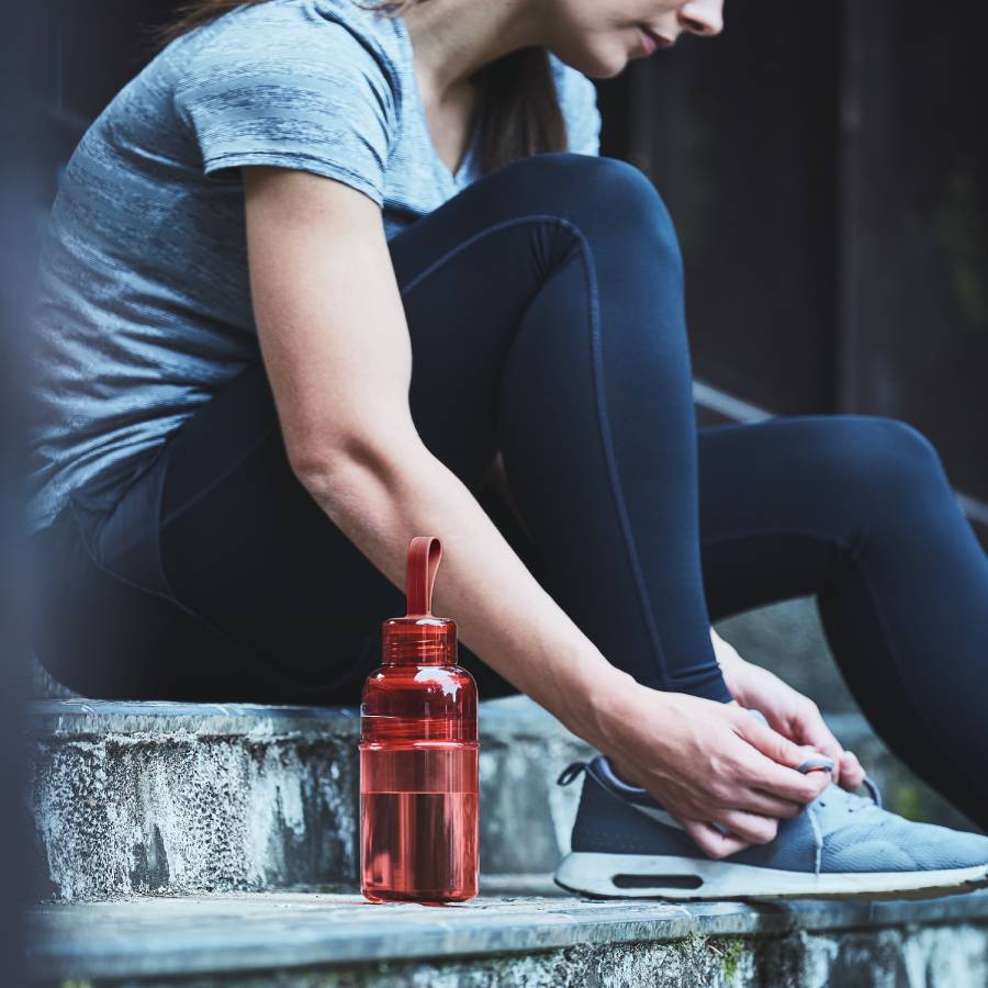 KINTO WORKOUT BOTTLE 480ML RED