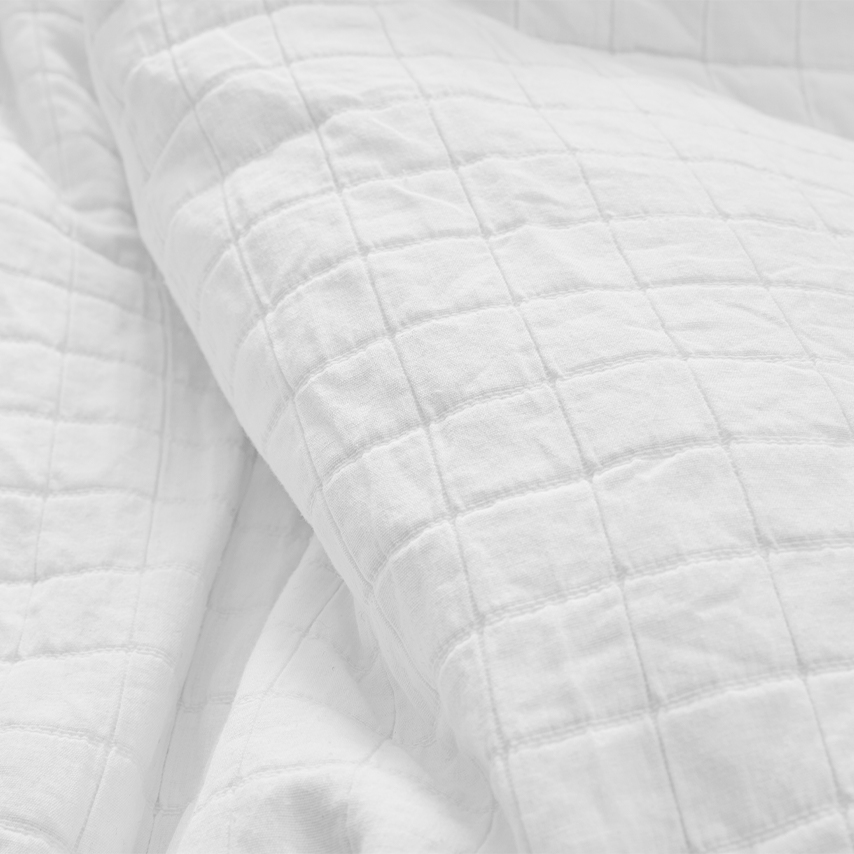 Matelasse Windowpane Duvet Set