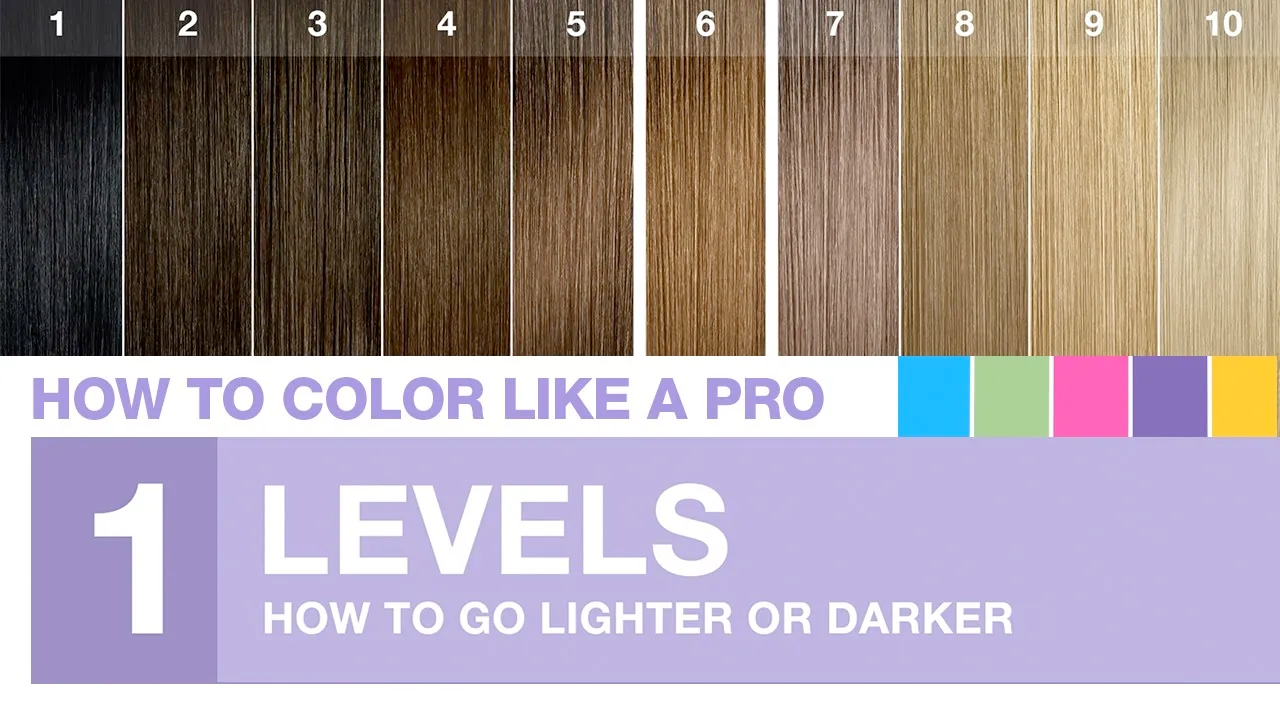 Chapter 1: Professional Hair Color Levels Explained