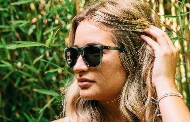 Sunglasses size on model
