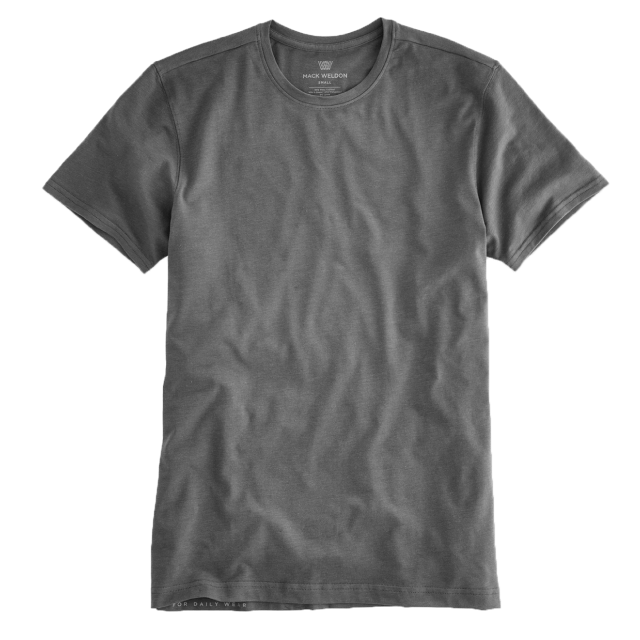 Silver Crew Neck T-Shirt - Antimicrobial T Shirt | Mack Weldon