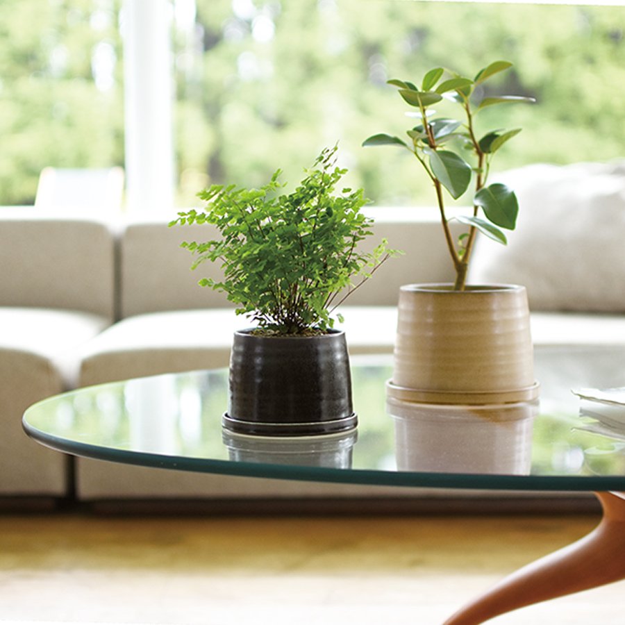 KINTO PLANT POT 192_ 110MM BEIGE