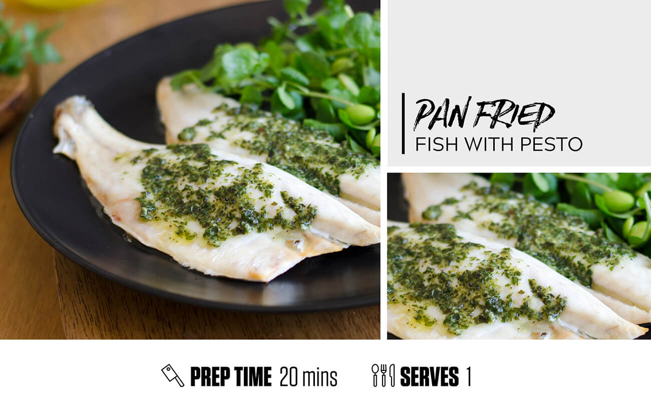 Pan Fried Fish With Pesto Switch Nutrition
