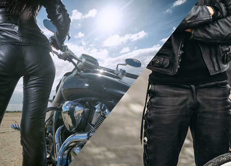 Rascal Leather Motorcycle Pants  By El Solitario
