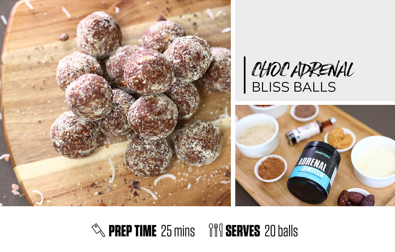 Choc Adrenal Bliss Balls