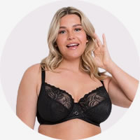 Scantilly by Curvy Kate Buckle Up Bra ST015105 Sexy Padded Half Cup Bras