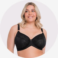 Collection: Women's Black Bras in Cup Sizes D+ – Curvy Kate UK