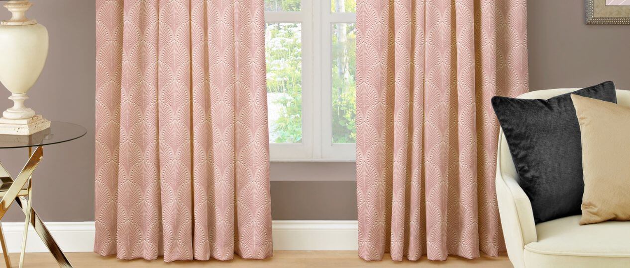 Pink Curtains Hot Blush
