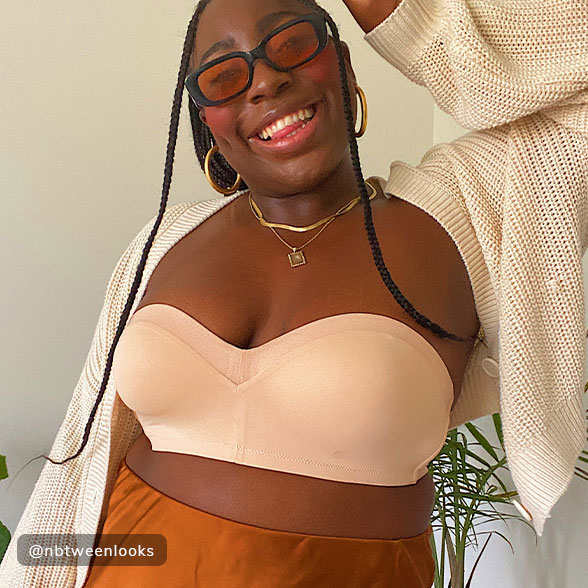 The No-Wire Strapless: Jet Black - Customer UGC Image