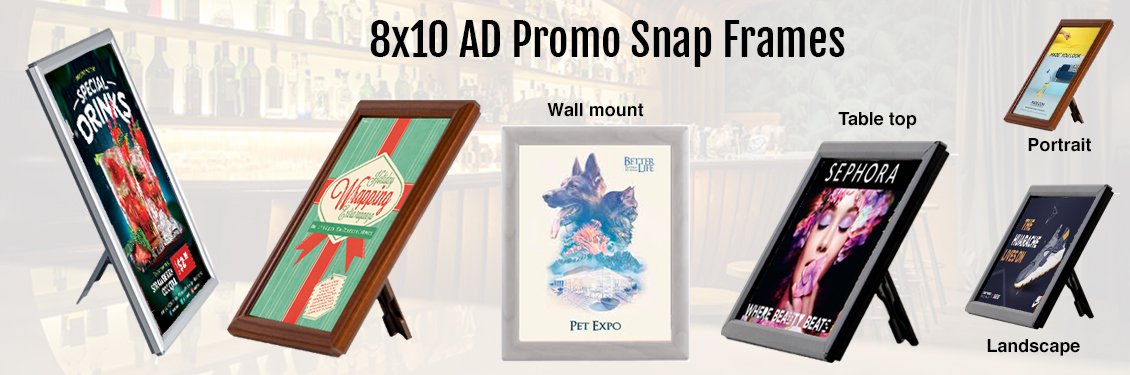 8x10-AD-Promo-Snap-Frames