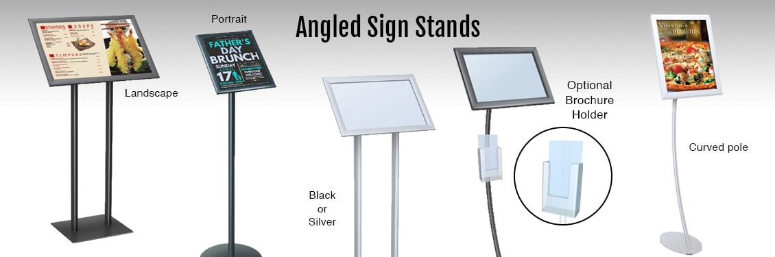 Angled-Sign-Stands