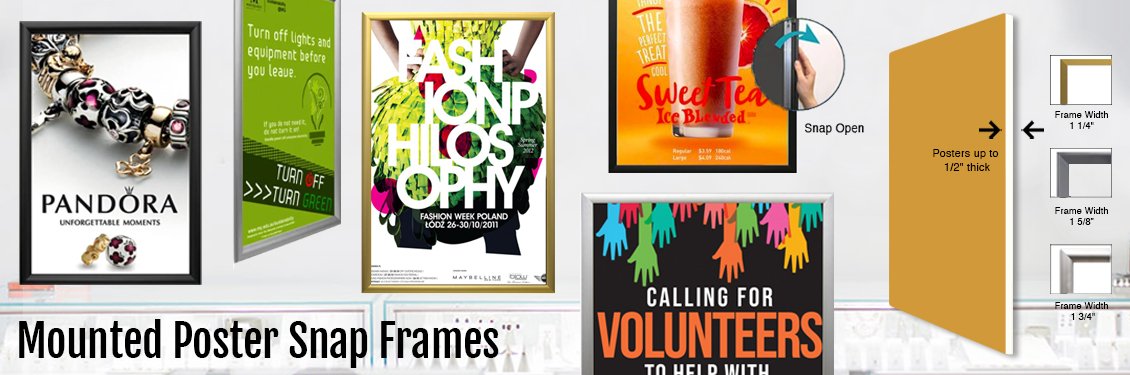 Mounted-Poster-Snap-Frames