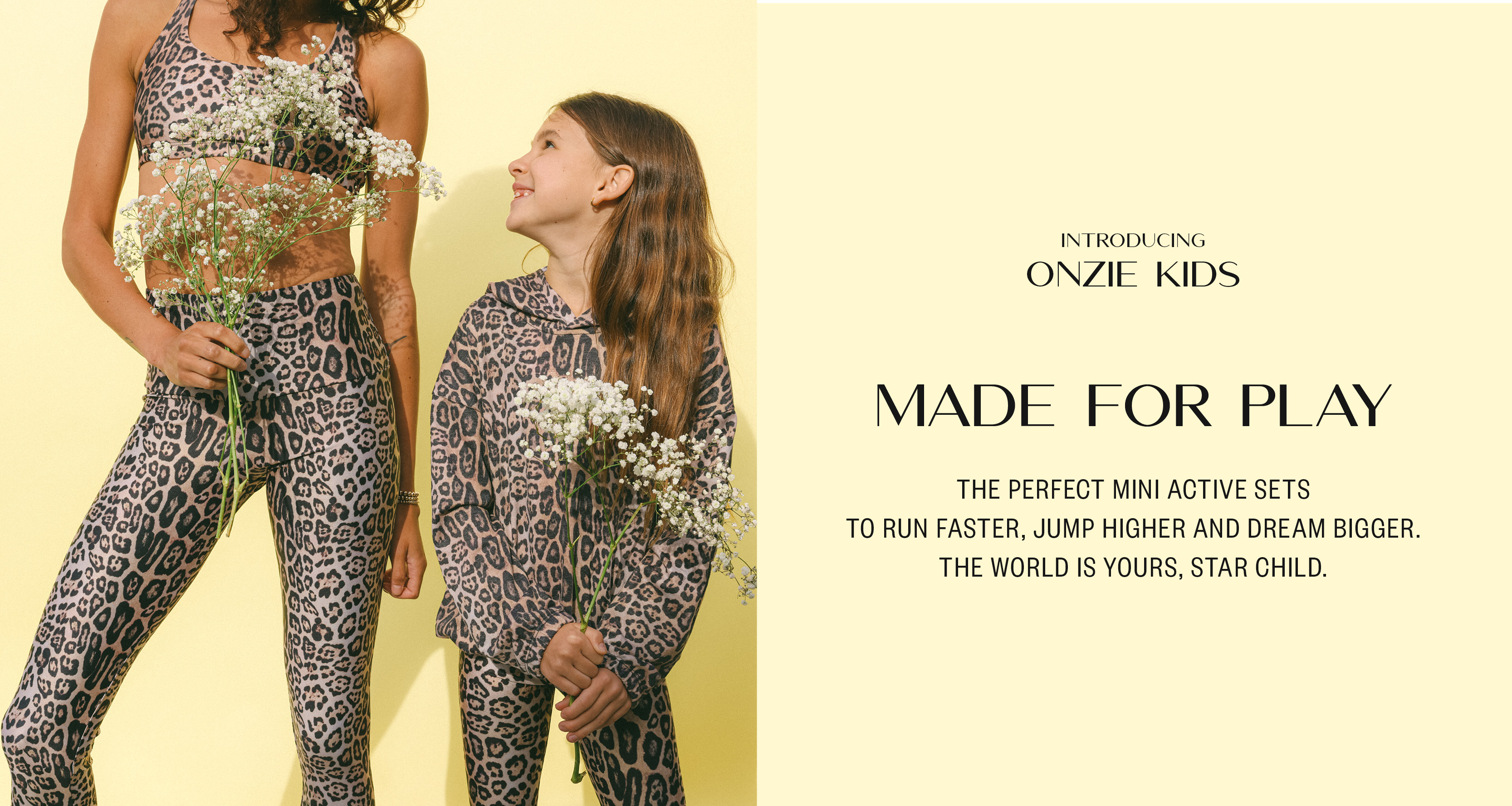 Onzie Kids' Toddler Girls' Leopard Leggings Casual Stretch