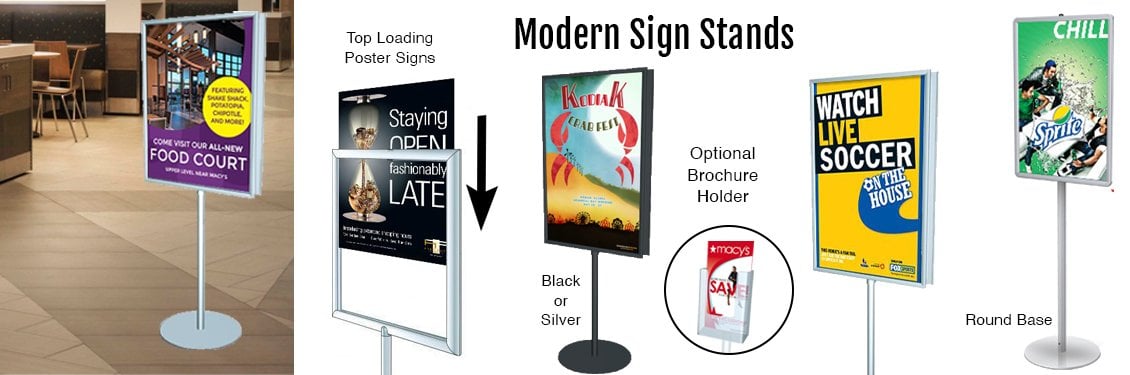Modern-Sign-Stands