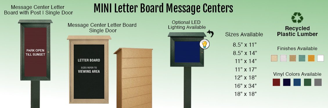 MINI-Letter-Board-Message-Centers