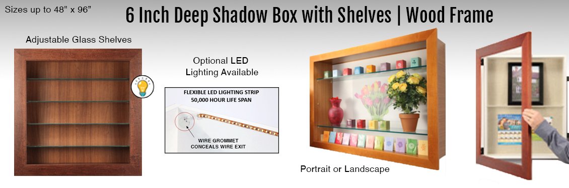6-Inch-Deep-Shadow-Box-with-Shelves-Wood-Frame