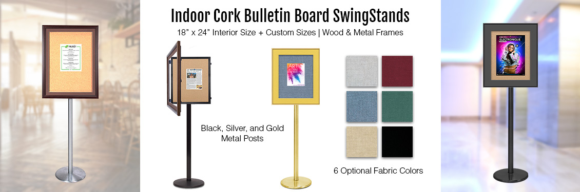 Indoor-Cork-Bulletin-Board-Display-Stands