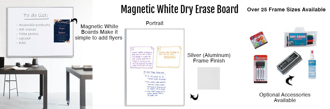 Magnetic-White-Dry-Erase-Board